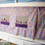 Decorative bunk bed curtains for children