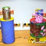 How to make toy robots from used materials