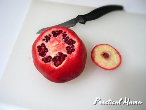 how to deseed pomegranate