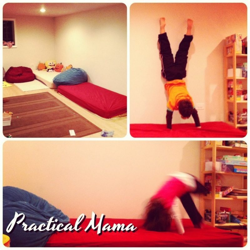Repurposing old mattress as a trampoline Practical Mama