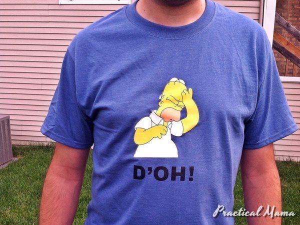 DIY shirts, Father's Day gift for Simpsons fans