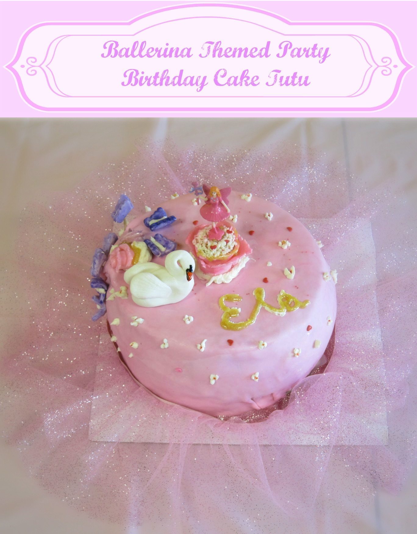 Cake Tutu for Ballerina themed birthday party