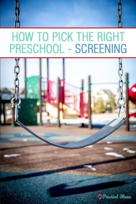 Preschool screening criteria