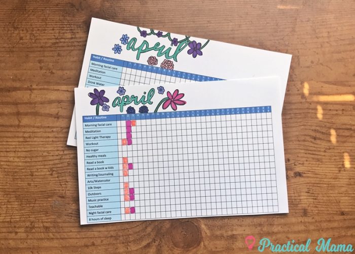Customize your daily habit tracker